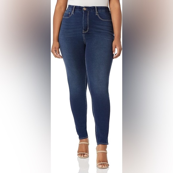 Seven7 Women's Everyday Denim Look Legging - Picture 1 of 12